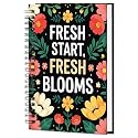 Fresh Blooms Printed Cover A5 Size Wiro
