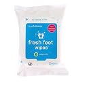 Fresh Feet Wipes, Peppermint Foot and Body Wipes, 25 Count Travel Pack