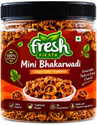 Fresh Fiesta Mini Bhakarwadi | Crispy & Spicy Maharashtrian Snack | Authentic Traditional Bhakarwadi (500 g)