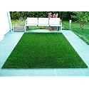 FRESH FROM LOOM 35 mm Washable, Dust &amp; Waterproof Green Mats | Artificial Grass Carpet Mat | High Density Premium Lawn Turf | Indoor &amp; Outdoor Use Mats | Skin Friendly (Size - 4.5 x 20 feet)