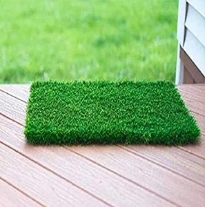 fresh from loom 35 mm high density premium grass lawn turf  artificial lawn carpet mat  indoor amp outdoor use mats  washable dust amp waterproof  skin friendly size - 2 x 4 feet