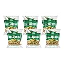 Fresh Gourmet Crispy Lightly Salted Jalapenos | 16 Ounce, Pack of 6 | Low Carb | Crunchy Snack and Salad Topper