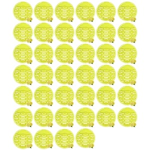 ella urinal screen anti-splash toilet mat bathroom deodorizer spatter reducing lemon fragrance refresher with air freshener ideal for bathrooms restaurants bars amp offices pack of 40