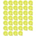 Ella Urinal Screen Anti-Splash Toilet Mat Bathroom Deodorizer Spatter Reducing Lemon Fragrance Refresher with Air Freshener Ideal for Bathrooms, Restaurants, Bars &amp; Offices (Pack of 40)