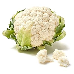 fresh naturally grown cauliflower 1pc 400-600gm