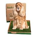 Fresh Patch Real Grass Patch for Dogs, Cats, and Large Pets 15-30 Pounds – Disposable Pet Grass Pee Pads – Indoor and Outdoor Potty Training Mat (24 Inches x 24 Inches)