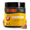 FreshCap Cordyceps Mushroom Powder, USDA Organic, 60 Servings