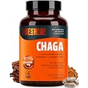 FreshCap Organic Chaga Mushroom Supplement Capsules, 120 Capsules