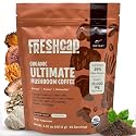 Freshcap Premium Mushroom Coffee, Organic Instant Coffee, 45 Servings