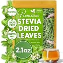 FreshDrinkUS, Premium 2.1 oz Natural Stevia Leaves, 100% Pure Dried Leaves, Zero Calorie Sweetener, No Additives, No Caffeine, Vegan