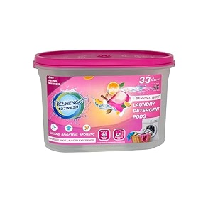 freshengo 123wash laundry liquid detergent pods for top amp front load washing machine sensual twist long-lasting fragrance laundry pods 1515 pods
