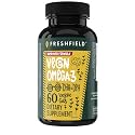 Freshfield Vegan Omega 3, Algae (Algal) Oil, Fish Oil Free Company, Third Party Tested, Carrageenan Free, DHA Supplement w/DPA, Plant Based Omega. Supports Heart, Brain, Joint Health. Lemon Scent
