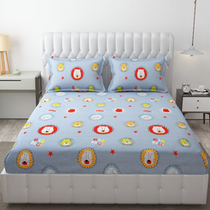 freshfromloom microfiber double flat 144 tc solid 1 bedsheet with 2 pillow covers