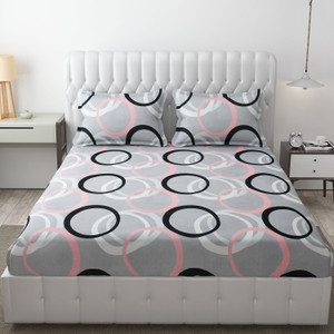 freshfromloom microfiber double flat 144 tc solid 1 bedsheet with 2 pillow covers