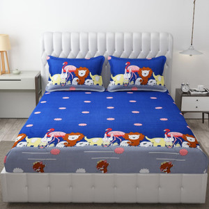 freshfromloom microfiber double flat 144 tc solid 1 bedsheet with 2 pillow covers