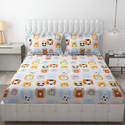 Freshfromloom Microfiber Double Flat 144 TC Solid 1 Bedsheet with 2 Pillow Covers