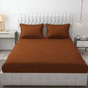 Freshfromloom Microfiber Double Flat 144 TC Solid 1 Bedsheet with 2 Pillow Covers