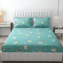 Freshfromloom Microfiber Double Flat 144 TC Solid 1 Bedsheet with 2 Pillow Covers