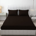 Freshfromloom Microfiber Double Flat 144 TC Solid 1 Bedsheet with 2 Pillow Covers