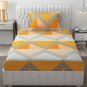 Freshfromloom Microfiber Single Flat 144 TC Solid 1 Bedsheet with 2 Pillow Covers