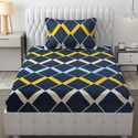 Freshfromloom Microfiber Single Flat 144 TC Solid 1 Bedsheet with 2 Pillow Covers