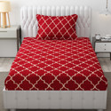Freshfromloom Microfiber Single Flat 144 TC Solid 1 Bedsheet with 2 Pillow Covers