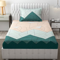 Freshfromloom Microfiber Single Flat 144 TC Solid 1 Bedsheet with 2 Pillow Covers