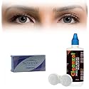 Freshlook Colorblends Contact Lens with Lens Case & Solution - 2 Pieces (-3.25,Brilliant Blue)