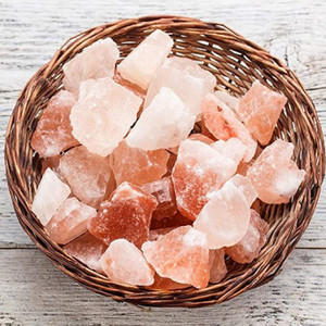 freshocartz himalayan pink rock salt chunks sendha namak whole  lahori namak 18kg himalayan rock salt