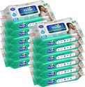 Freshylo Baby Wipes with Lid & 99% Purified Water | pH-Balanced Wet Tissues, Pack of 12