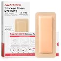 FRESINIDER Sacrum Silicone Foam Dressing 4" x 10" x 5pack