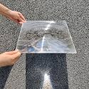 Six Seasons Large Fresnel Lens 300x300mm, 510mm Focal Length PMMA Magnifying Sheet, Solar Death Ray for Solar Heating & Physics Experiments