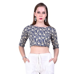 Fressia Fabrics Pure Cotton Kalamkari Print Readymade