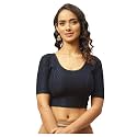 Fressia Fabrics Women39s Black Cotton Stretchable Readymade