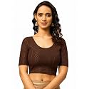 Fressia Fabrics Women39s Black Cotton Stretchable Readymade