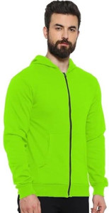 frestyle men full sleeve solid hooded sweatshirt