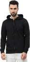 Frestyle Men Full Sleeve Solid Hooded Sweatshirt