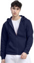 Frestyle Men Full Sleeve Solid Hooded Sweatshirt