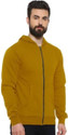 Frestyle Men Full Sleeve Solid Hooded Sweatshirt