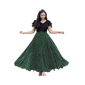 women39s georgette regular fit top and skirt set with elegant design  super soft trendy outfit