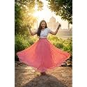 Womens Lycra Top with Georgette Skirt 
