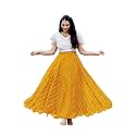 Womens Lycra Top with Georgette Skirt 
