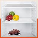 Bathla Fridge Mats- Pack of 6 Non-Slip PVC Refrigerator Mats for Kitchen, Drawer, Bathroom &amp; Table | Water Proof | Multipurpose, Reusable | Translucent Texture | (45cm x 30cm White &amp; Grey Combo)