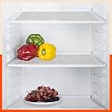 Bathla Fridge Mats - 45cm x 30cm Kitchen, Drawer, Bathroom, Table, Fridge | Temperature Resistant | Multipurpose, Reusable | Non-Slip | Circle Texture | (VIDA, 425 GSM, White)