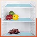 Bathla Fridge Mats - (45cm x 30cm) Kitchen, Drawer, Bathroom, Table, Fridge | Temperature Resistant | Multipurpose, Reusable | Non-Slip | Circle Texture | (VIDA, 425 GSM, Blue)