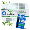Fridge Ninja XL Pack Refrigerator Deodorizer, Fridge Odor Eliminator