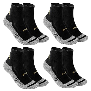 frido active socks for men amp women  cotton nylon grip  anti-sweat odor-free  ideal for walking running training gym amp sports