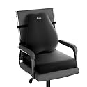 Frido Cloud Backrest &amp; Seat Cushion Combo | High-Density Memory Foam | Lumber, Tailbone &amp; Thighs Support Pillow | Breathable &amp; Machine-Washable Cover | for Office, Car &amp; Home Chairs | Black
