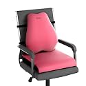 Frido Cloud Backrest &amp; Seat Cushion Combo | High-Density Memory Foam | Lumber, Tailbone &amp; Thighs Support Pillow | Breathable &amp; Machine-Washable Cover | for Office, Car &amp; Home Chairs | Barbie Pink