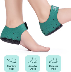 frido orthotics heel protector for heel pain relief  anti-slip cushion  velcro strap heel support